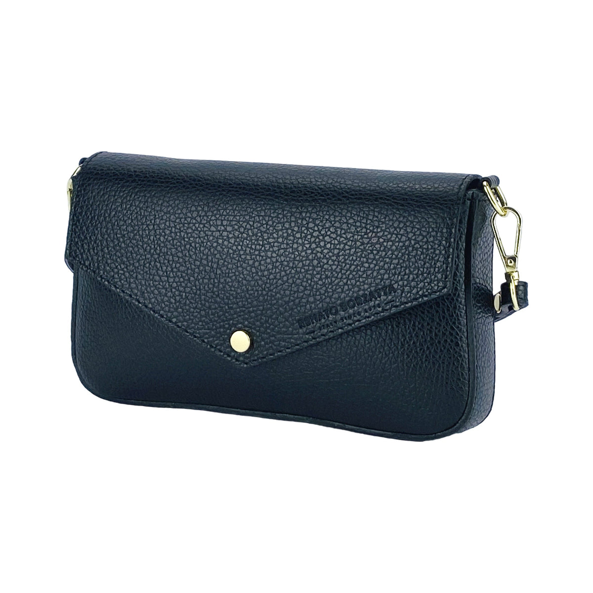 NOIR — Bolso Cadena Cuero Negro | MaisonGrozavu