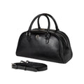 VIRGINIA — Bolso Bowling Cuero Saffiano Negro | MaisonGrozavu