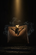 Bolso Cuerno - Dark Luxury Vertical