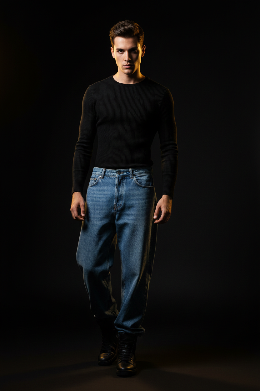 Iron Top Drape - Dark Luxury Man