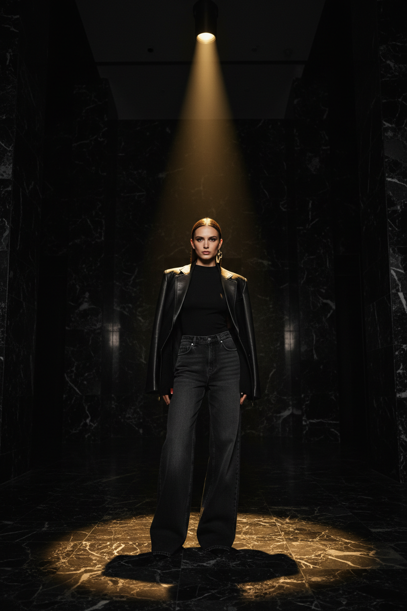 Iron Top Drape - Dark Luxury Woman