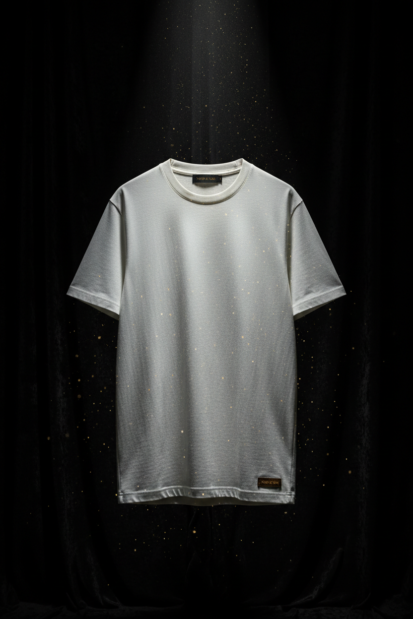 Resilient Ivory Tee - Dark Luxury Vertical