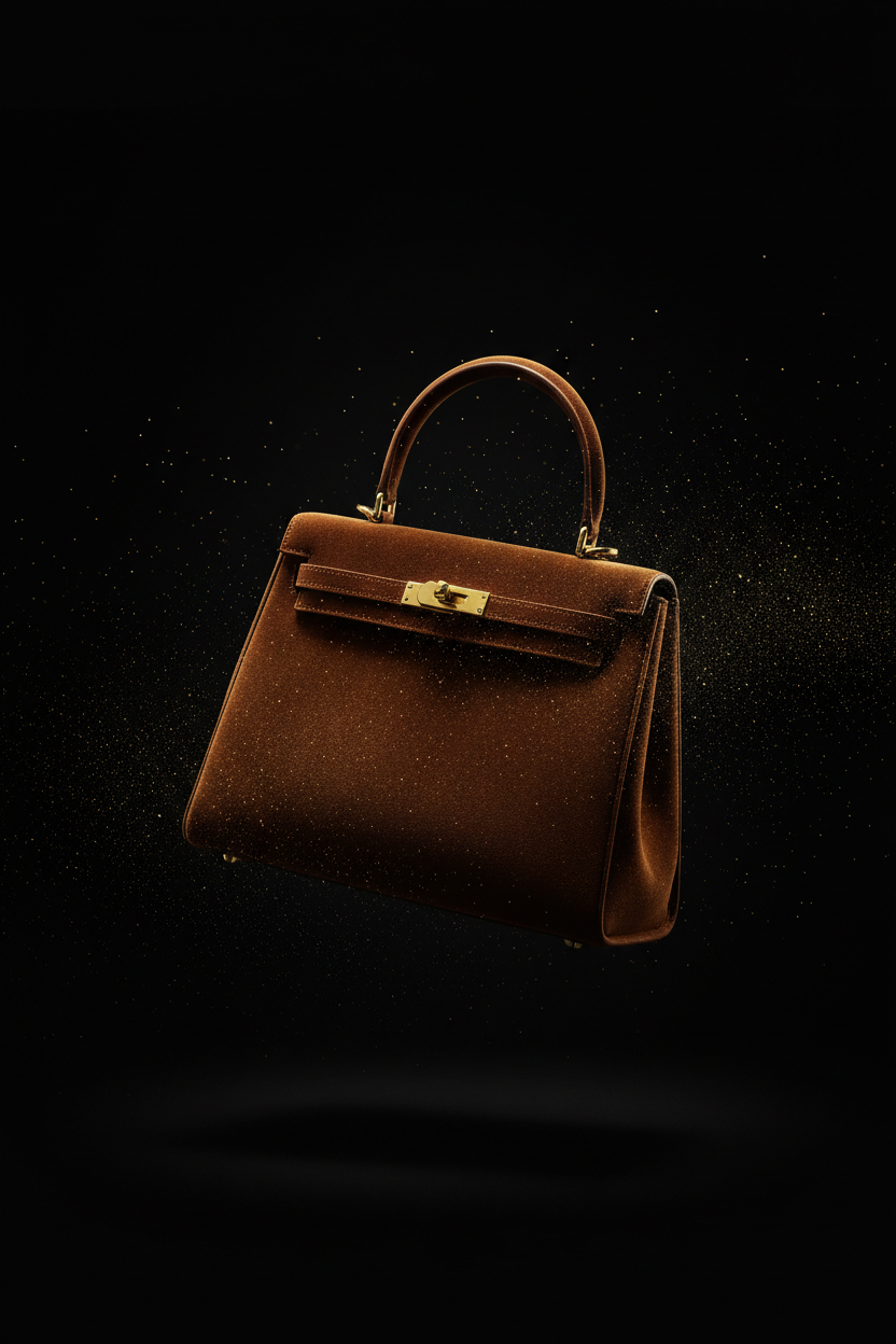 Timeless Umber Bag - Dark Luxury Editorial