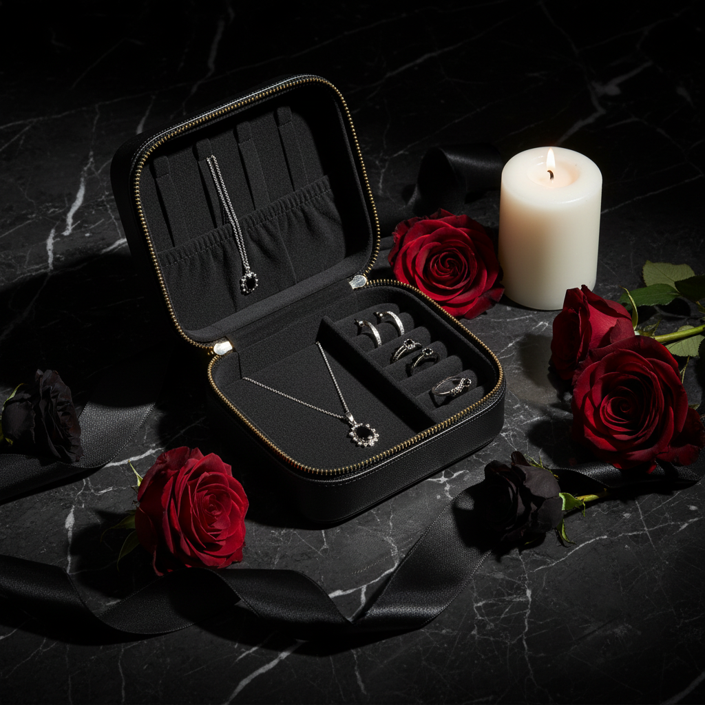 Valentino Dark Luxury Flat Lay